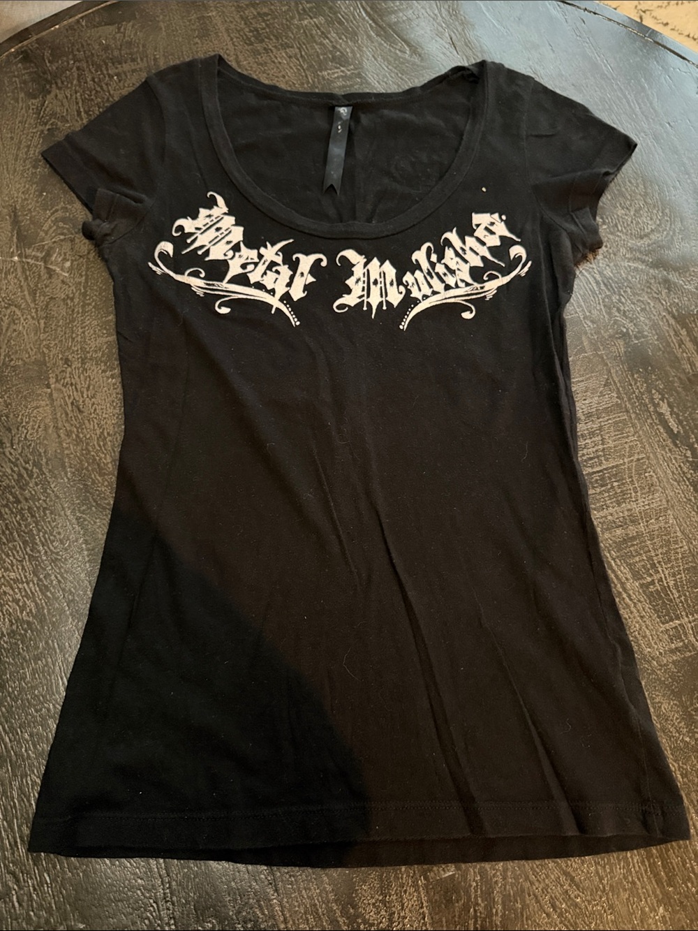 Metal Mulisha Black Graphic Scoop Neck Women’s Tee